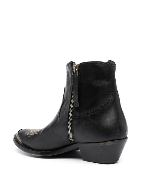 Golden Goose Young cowboy boots - Black