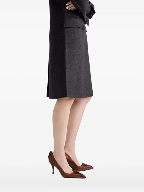 Prada double-breasted coat - Grey