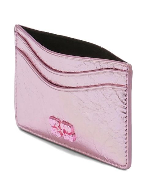GANNI logo cardholder - Pink - zdjęcie produktu nr 2