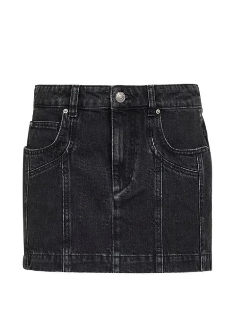 MARANT ÉTOILE five-pocket mini skirt - Black - zdjęcie produktu nr 1