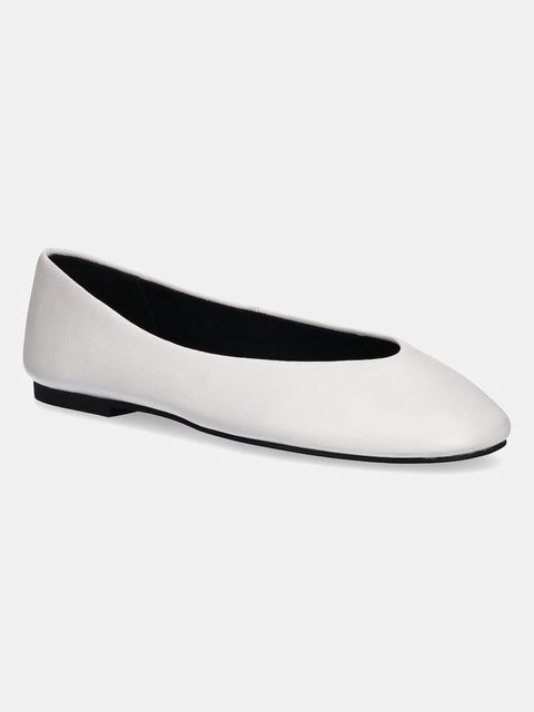 Steve Madden baleriny skórzane Darts kolor biały SM11003624 - zdjęcie produktu nr 1