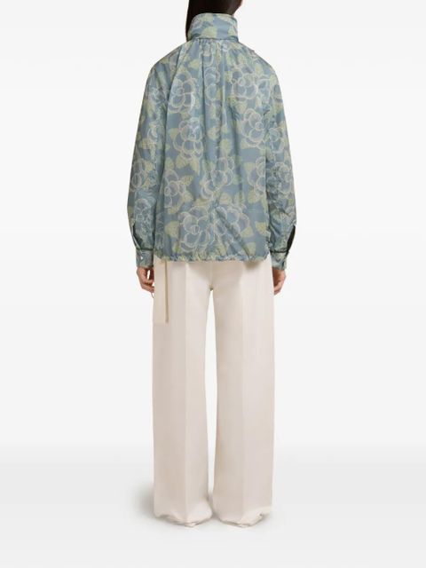 Marni floral jacket - Blue
