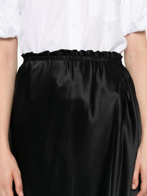 Simone Rocha ruffled silk skirt - Black