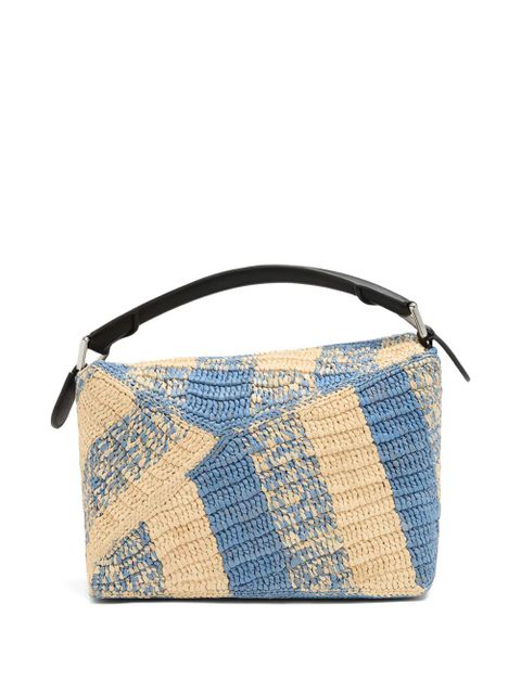 LOEWE x Paula’s Ibiza small Puzzle Edge tote bag - Blue