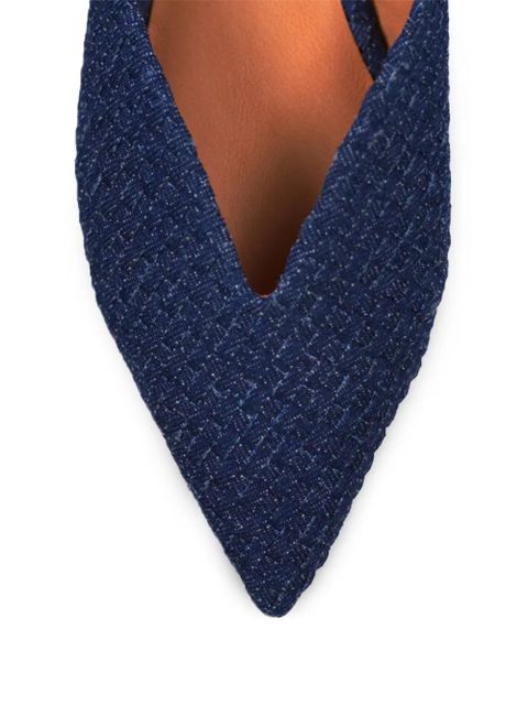 NAGHEDI Strada pointed-toe mules - Blue