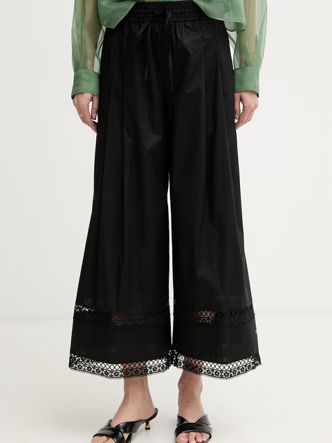 Twinset spodnie damskie z bawełną - zdjęcie produktu nr 1