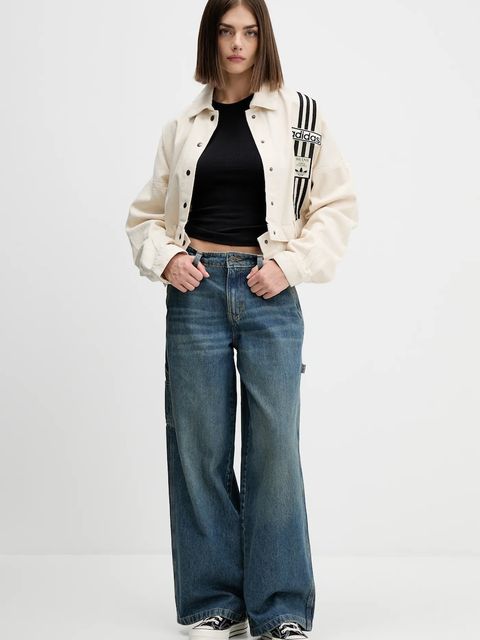 Dickies jeansy damskie kolor granatowy DK0A4Z6S