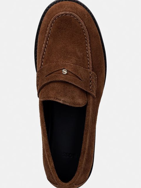 BOSS mokasyny zamszowe Eleri