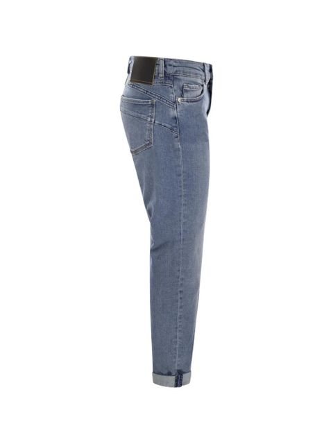 Sportmax Navata contrast-stitch jeans - Blue