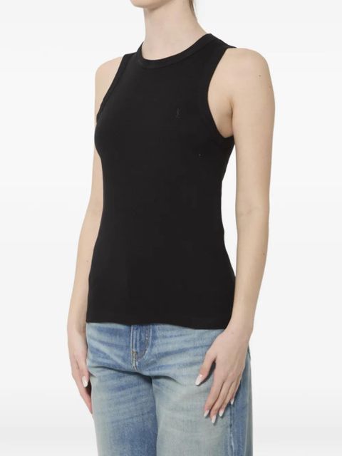 Saint Laurent Cassandre tank top - Black - zdjęcie produktu nr 2