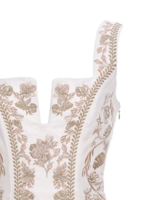 Agua By Agua Bendita all-over embroidered dress - White - zdjęcie produktu nr 2