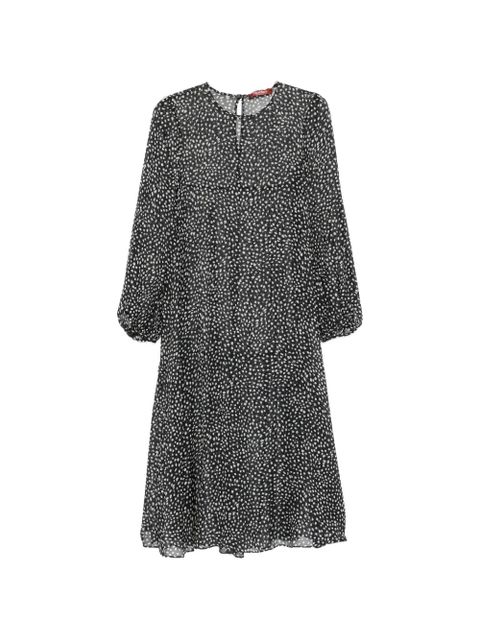 Max Mara belted polka-dot dress - Black - zdjęcie produktu nr 1