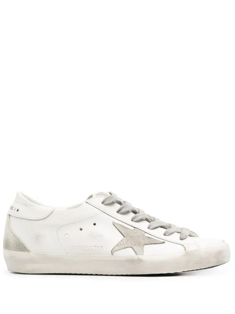 Golden Goose Super-Star low-top leather sneakers - White - zdjęcie produktu nr 1