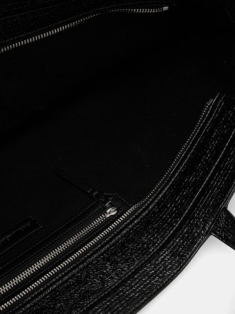 Karl Lagerfeld torebka bawełniana kolor czarny A1W50064