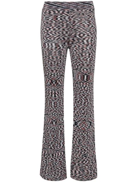 Missoni high-waist flared trousers - Blue - zdjęcie produktu nr 1