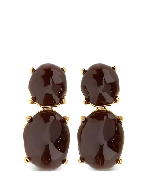 Saint Laurent metal earrings - Gold - zdjęcie produktu nr 1