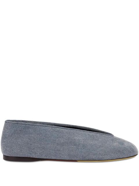 Moschino denim ballet flats - Blue - zdjęcie produktu nr 1