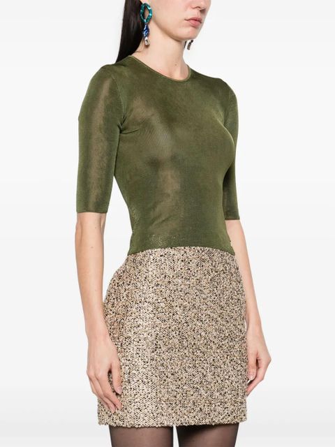 Saint Laurent knitted top - Green - zdjęcie produktu nr 2