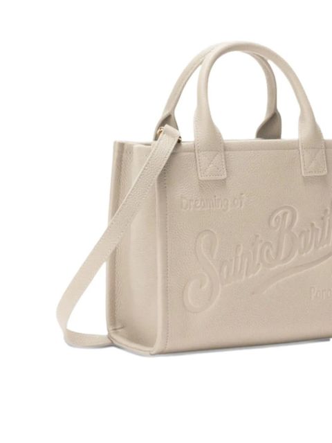 MC2 Saint Barth midi Vanity embossed-logo tote bag - Neutrals