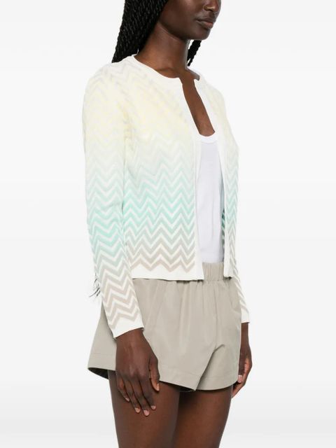 Missoni zigzag-pattern cardigan - Neutrals