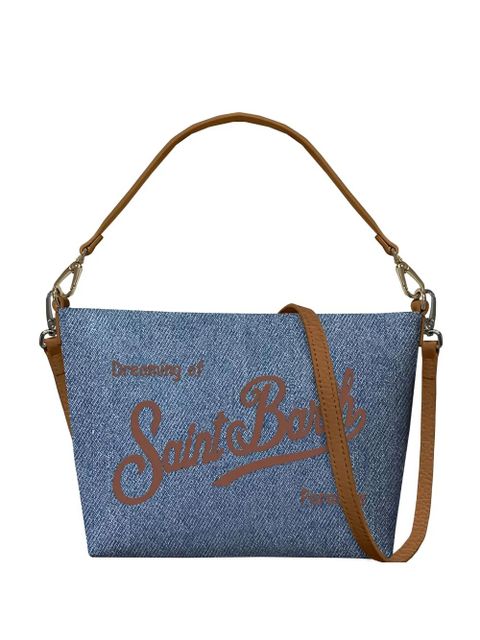 MC2 Saint Barth Aline Shoulder logo denim shoulder bag - Blue - zdjęcie produktu nr 1