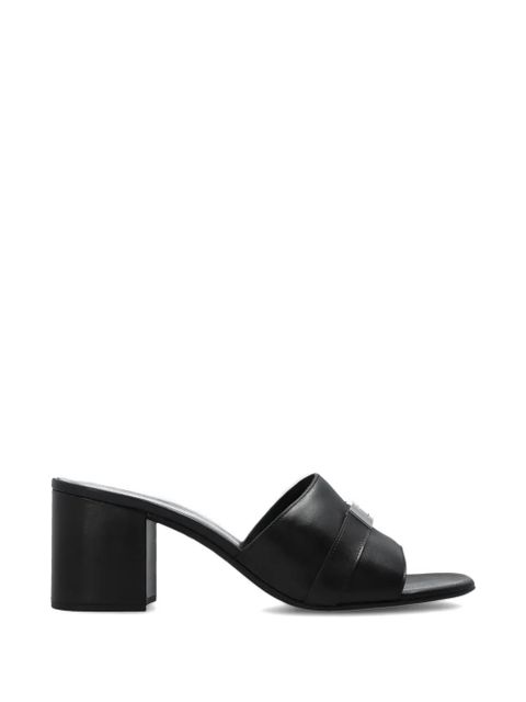 Tory Burch Leelee buckle leather sandals - Black - zdjęcie produktu nr 1
