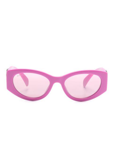 Gucci Eyewear oval-frame sunglasses - Pink - zdjęcie produktu nr 1