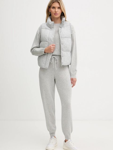 BOSS sweter kaszmirowy damski kolor szary lekki 50547883