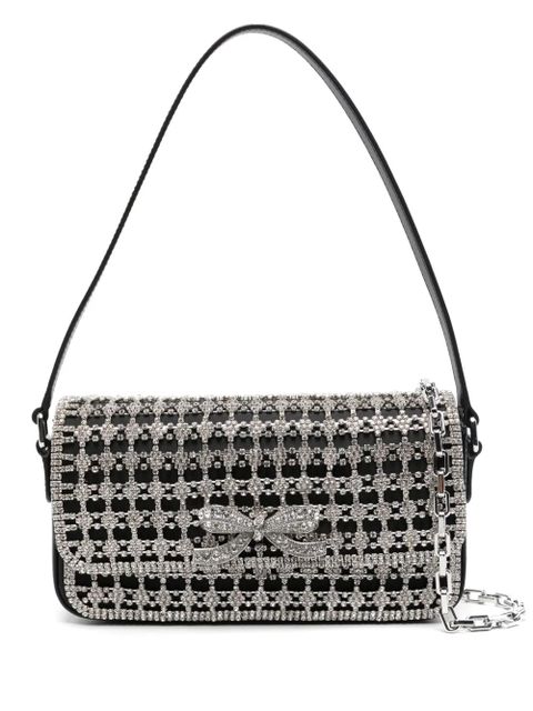 Self-Portrait Crystal shoulder bag - Black - zdjęcie produktu nr 1
