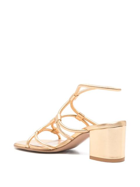 Gianvito Rossi ankle-strap heeled sandals - Gold