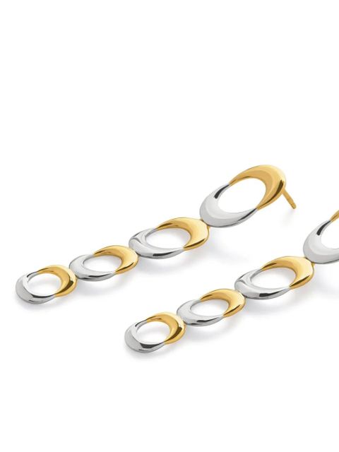 Monica Vinader Kissing Moon Cocktail drop earrings - Gold - zdjęcie produktu nr 2