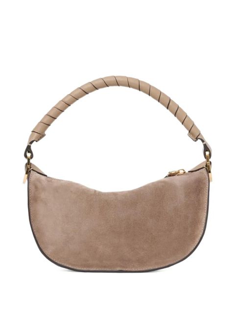Chloé mini Marcie topstitch detail handle tote bag - Neutrals