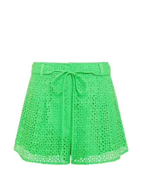 Marie Oliver Lander eyelet shorts - Green - zdjęcie produktu nr 1