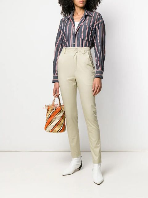 MARANT ÉTOILE high-waisted tapered trousers - Neutrals - zdjęcie produktu nr 2