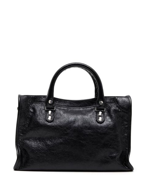 Balenciaga small Le City leather tote bag - Black - zdjęcie produktu nr 2