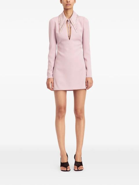 16Arlington Imre embellished-collar mini dress - Pink - zdjęcie produktu nr 2