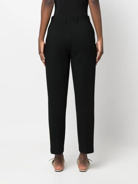 Ferragamo cropped tapered trousers - Black