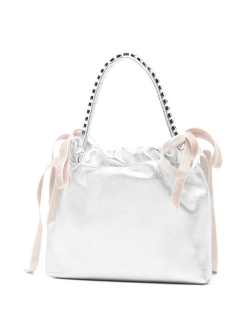 Jimmy Choo drawstrings embellished mini bag - Grey