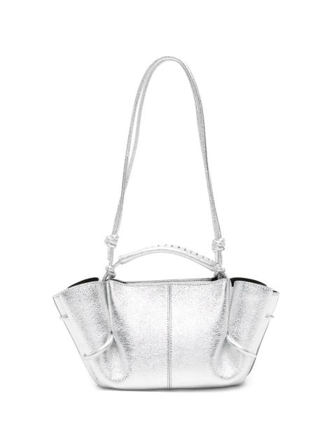 Hereu mini Arta knotted-handle shoulder bag - Silver - zdjęcie produktu nr 1