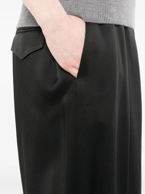 Jil Sander satin trousers - Black - zdjęcie produktu nr 2