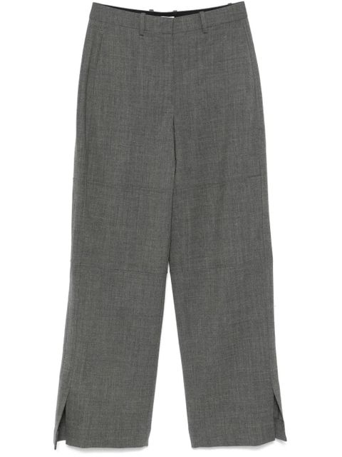 Jil Sander virgin wool trousers - Grey - zdjęcie produktu nr 1