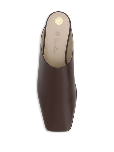 Loro Piana City mules - Brown