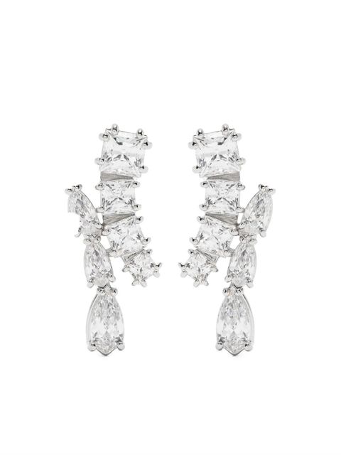 Swarovski Matrix drop earrings - Silver - zdjęcie produktu nr 1
