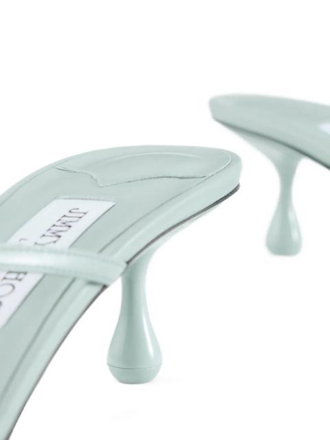 Jimmy Choo 50mm Etana mules - Green