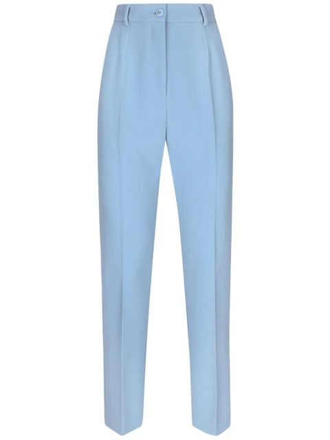 Dolce & Gabbana DNA high-waisted tailored trousers - Blue - zdjęcie produktu nr 1