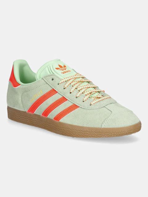 adidas Originals sneakersy zamszowe Gazelle damskie kolor zielony JH7212 - zdjęcie produktu nr 1