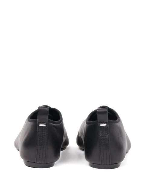 Maison Margiela leather derby shoes - Black