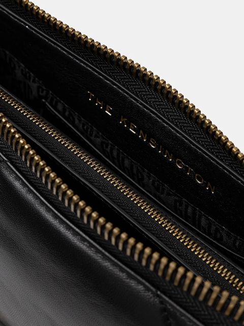 Kurt Geiger London torebka skórzana KENSINGTON kolor czarny 3571900109