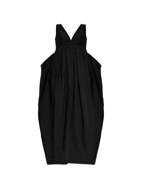 Róhe V-neck maxi dress - Black - zdjęcie produktu nr 1
