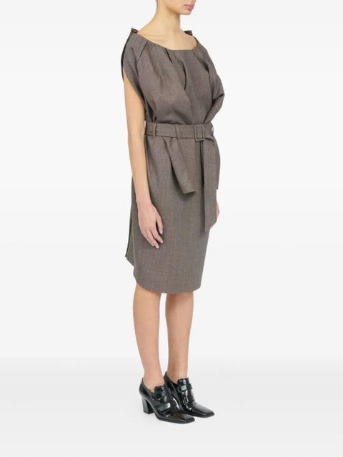 MM6 Maison Margiela virgin-wool dress - Grey